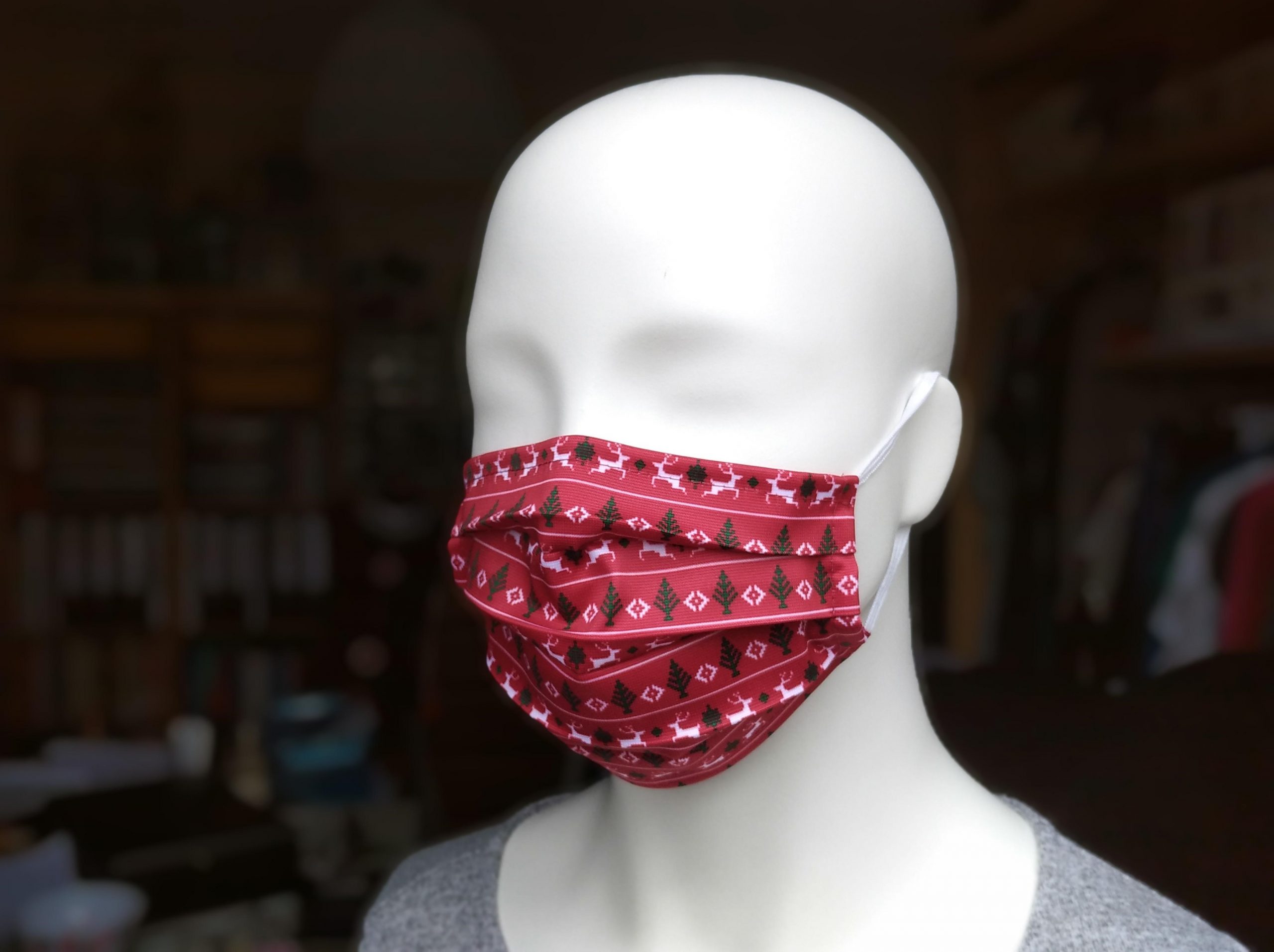 Mondkapje RODE KERST